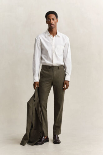 Relaxed Fit Dobby Striped Shirt