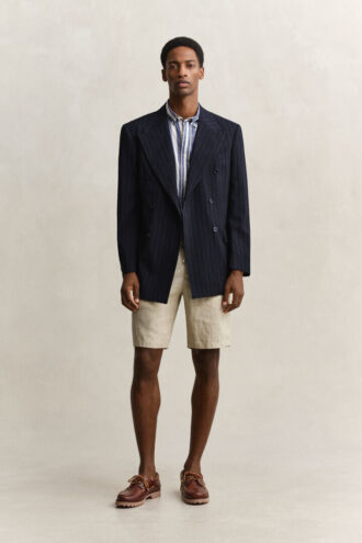 Striped Cotton Voile Shirt